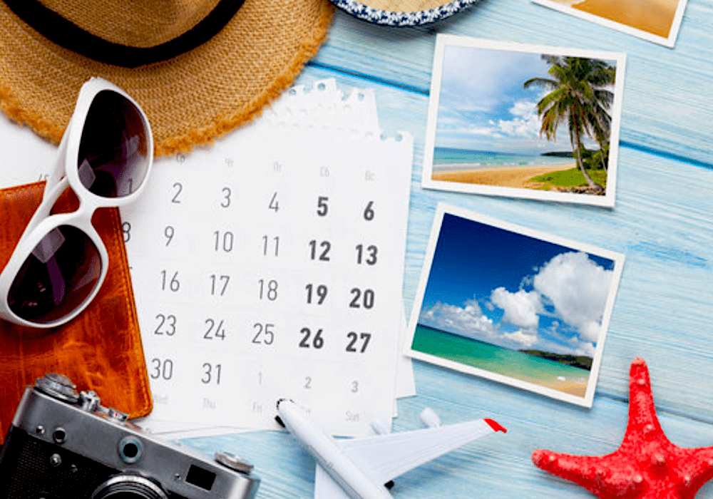 Travel Tips Calendar Dates